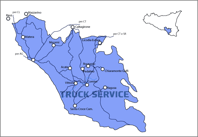 mappa zona di copertura